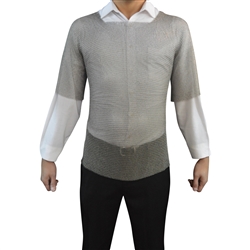 RingMesh Chainmail Shirt. Stab and Cut protection for LARP, for Food Processing and security.